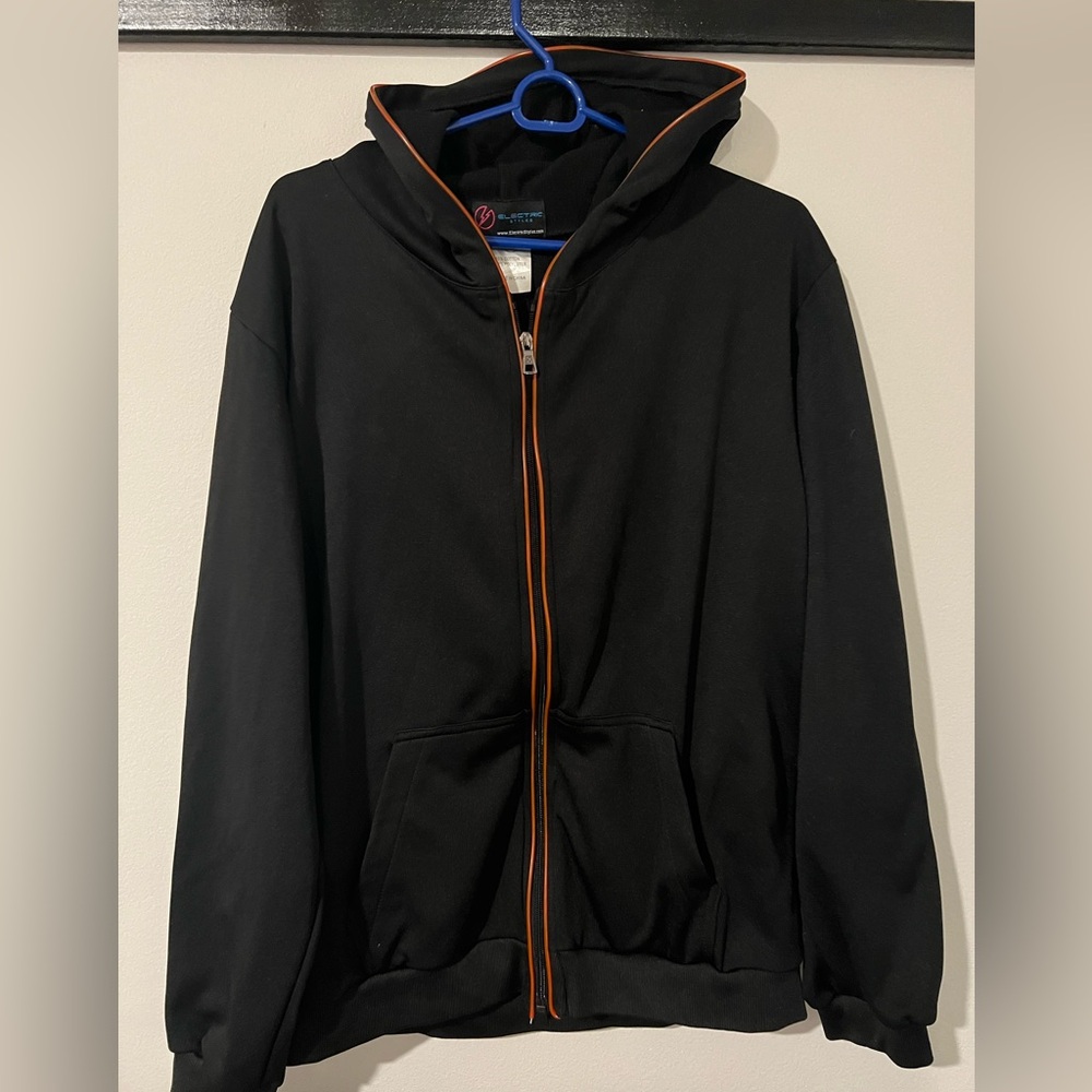 Electric Styles Black Jacket with heater and led battery